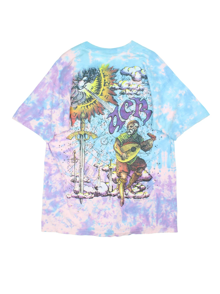 Vintage 1992 Liquid Blue Ian Bohorquez T-Shirt in a multicoloured colourway with all over graphic print.