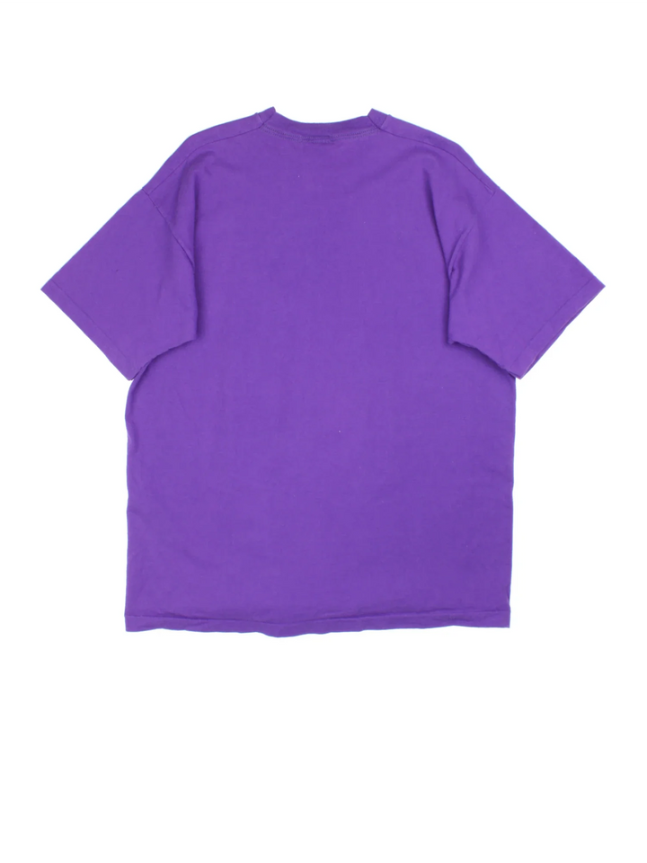 Vintage Chameleon Graphic T-Shirt in a purple colourway, with graphic printed on the front.