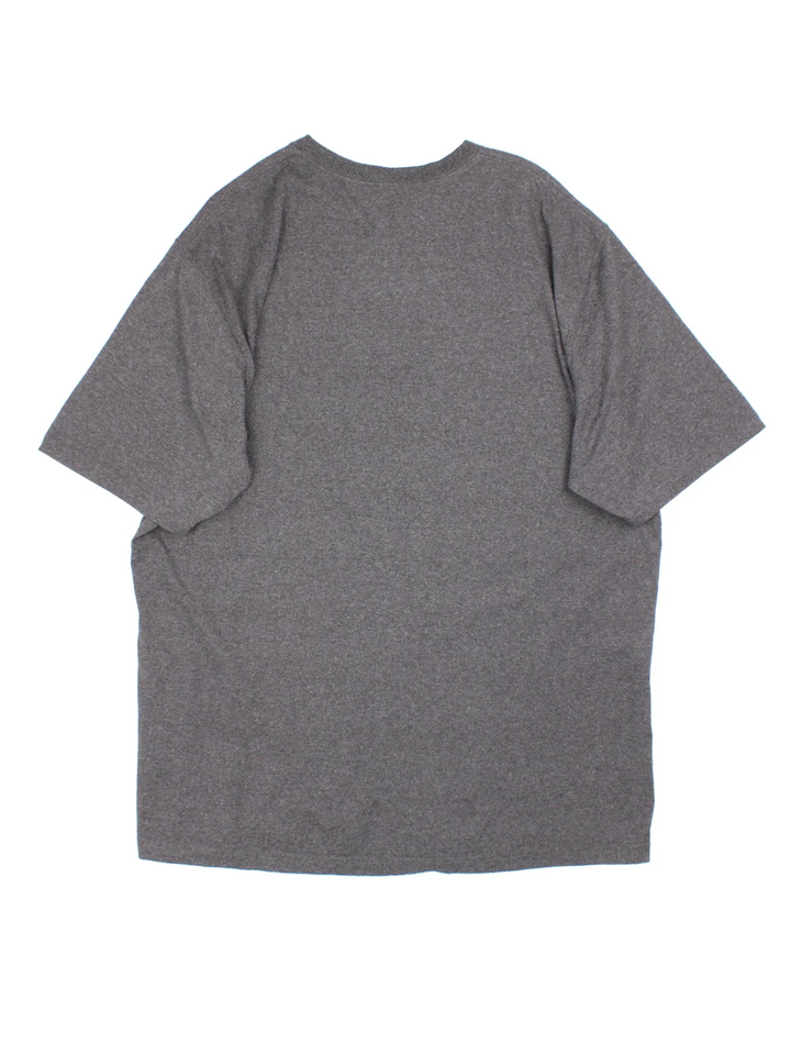 Carhartt T-Shirt in a grey colourway with the logo printed across the front.