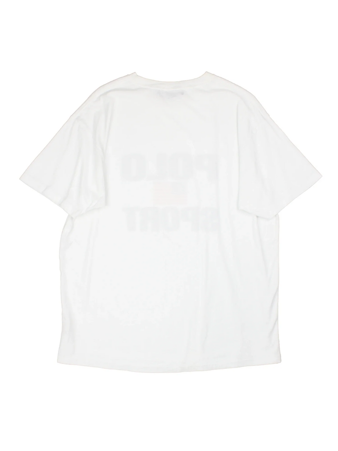 Vintage 90's Ralph Lauren Polo Sport Single Stitch T-Shirt in a white colourway with the logo embroidered on the front.
