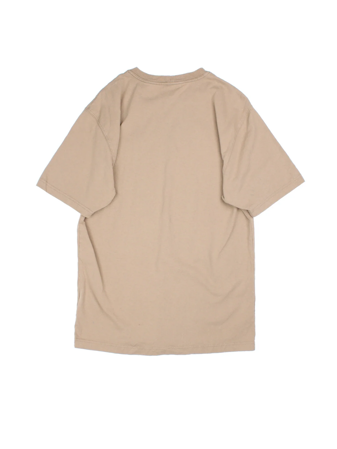 Carhartt T-Shirt in a tan colourway and has a chest pocket with the logo embroidered on the front.