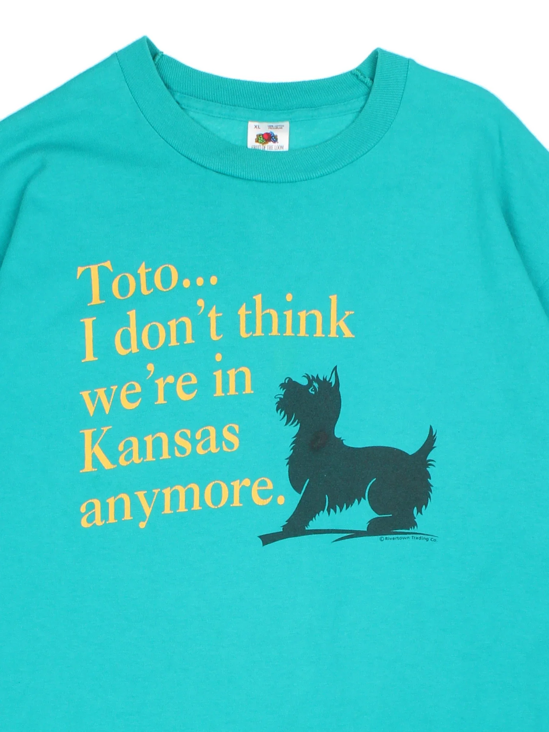 Vintage The Wizard Of Oz Graphic T-Shirt in a blue colourway with graphic printed on the front.