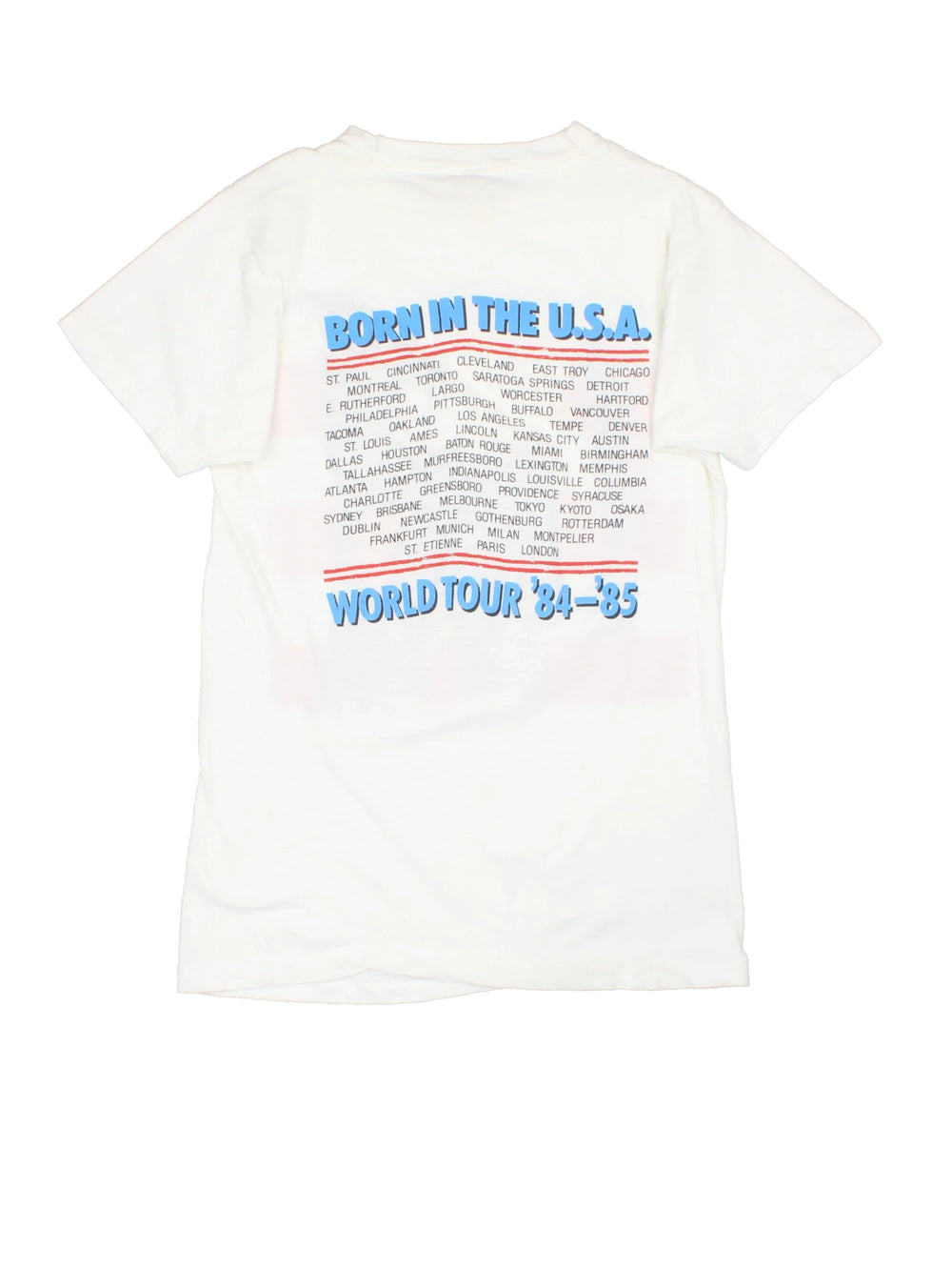 1984/85 Bruce Springsteen Born In The USA World Tour T-Shirt