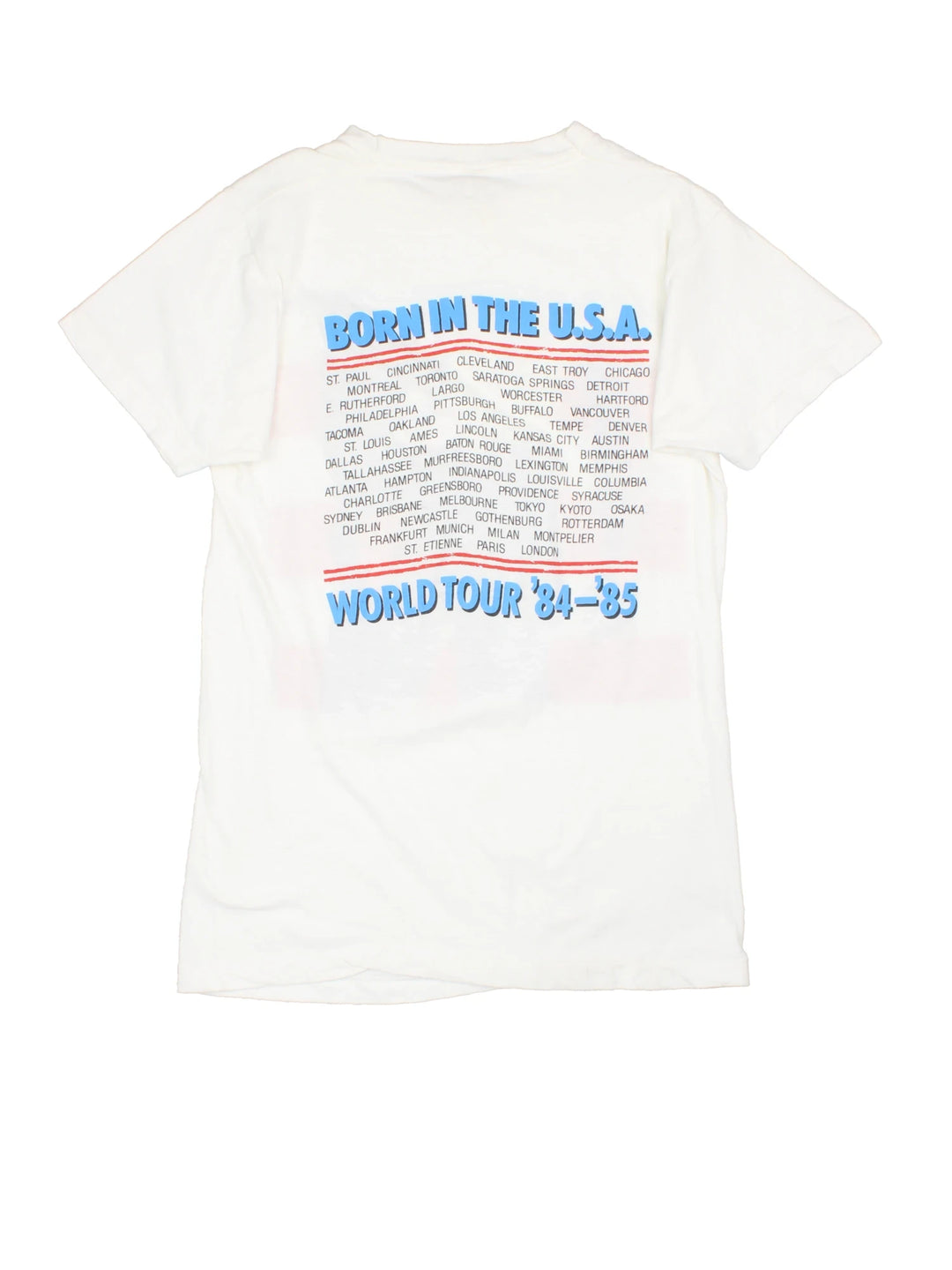 1984/85 Bruce Springsteen Born In The USA World Tour T-Shirt