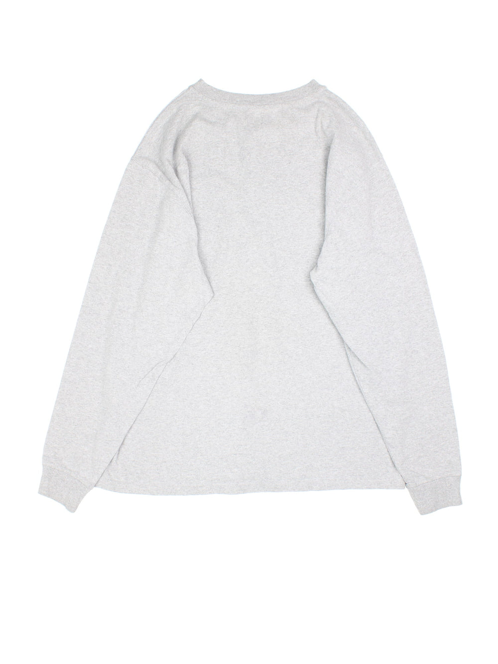 Carhartt Long Sleeve T-Shirt in a grey colourway. Button up with pocket and small classic logo on the front.