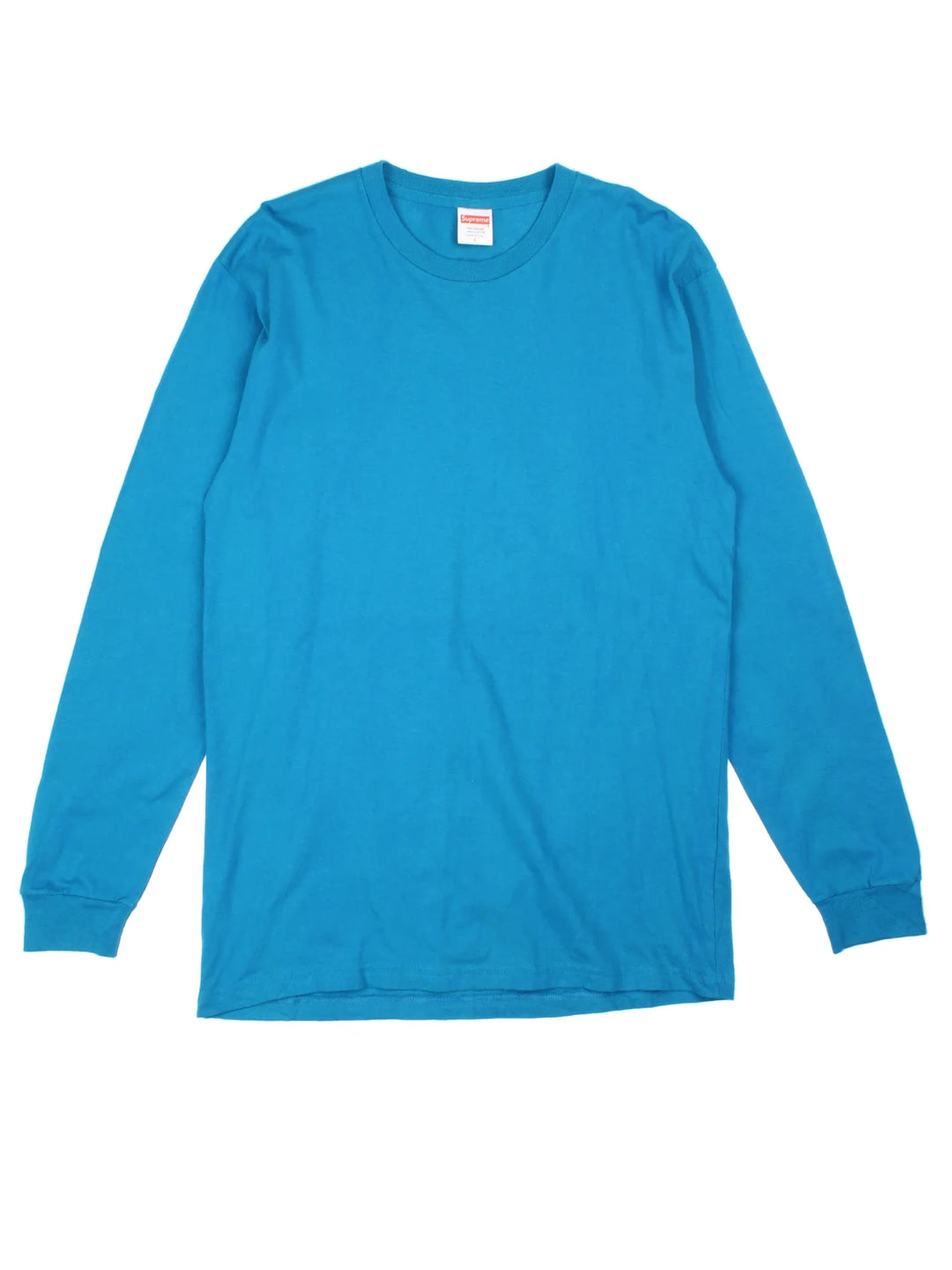Supreme Long Sleeve T-Shirt in a blue colourway.