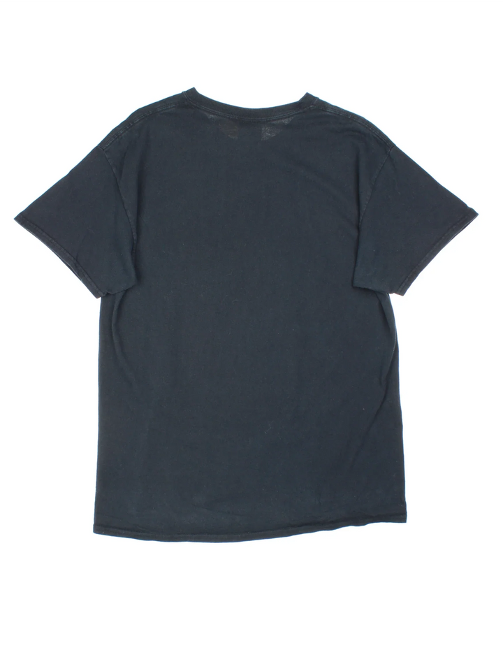 Thrasher T-Shirt in a black colourway with classic logo across the front.