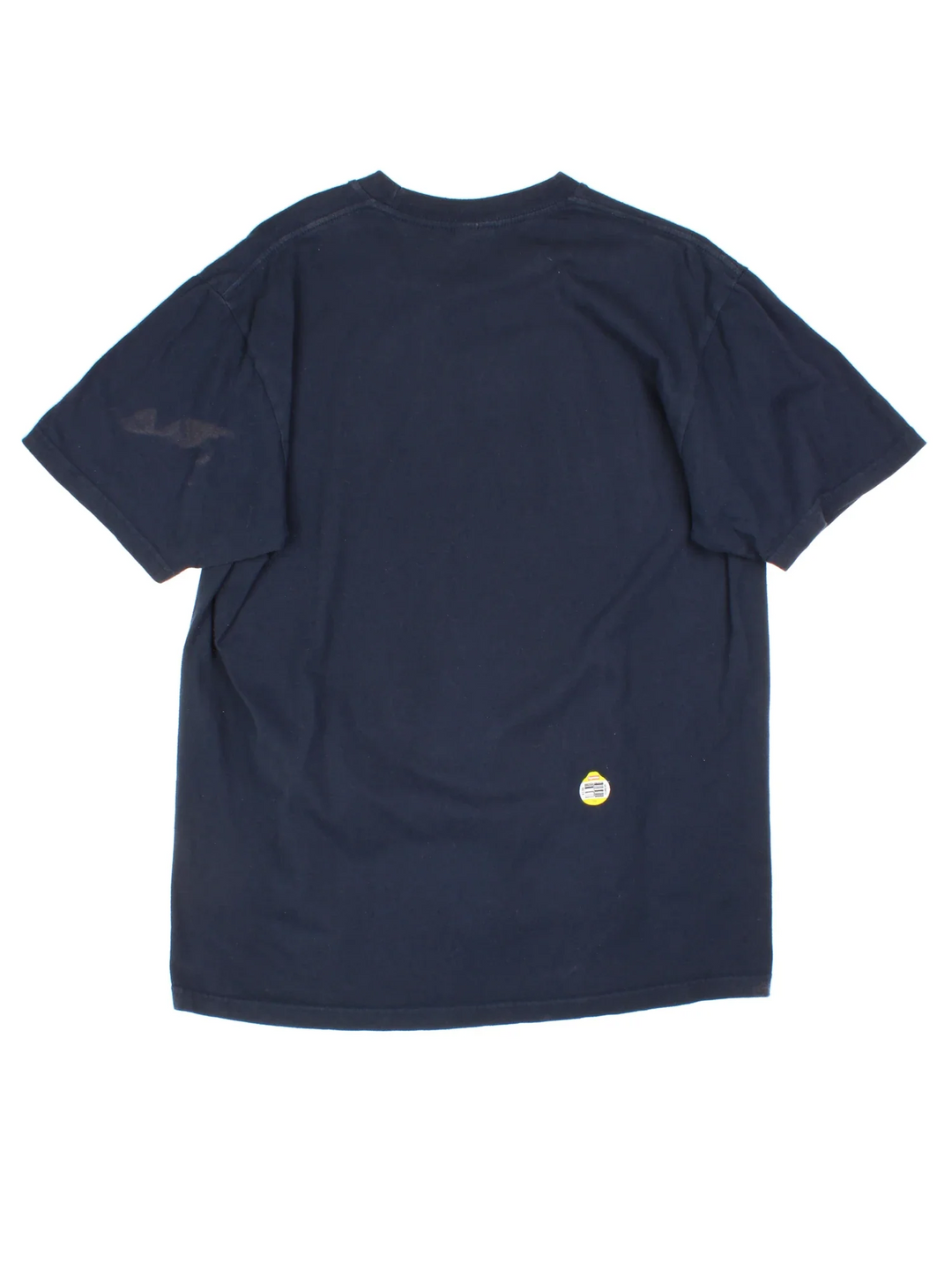 Supreme Fruit T-Shirt in a blue colourway with fruit graphic on the front, and small fruit sticker on the back.