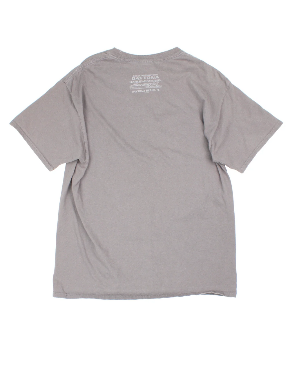 Harley-Davidson T-Shirt in a grey colourway with graphic across the front and small logo on the back neck.