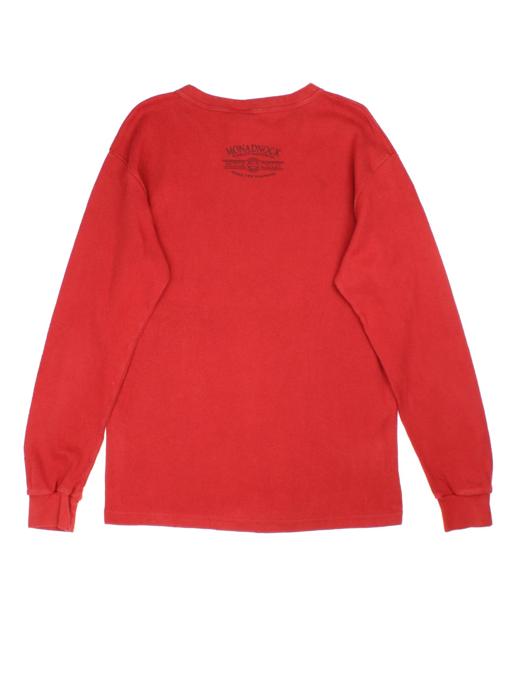 Harley-Davidson Long Sleeve T-Shirt in a red colourway with the classic logo printed across the front.