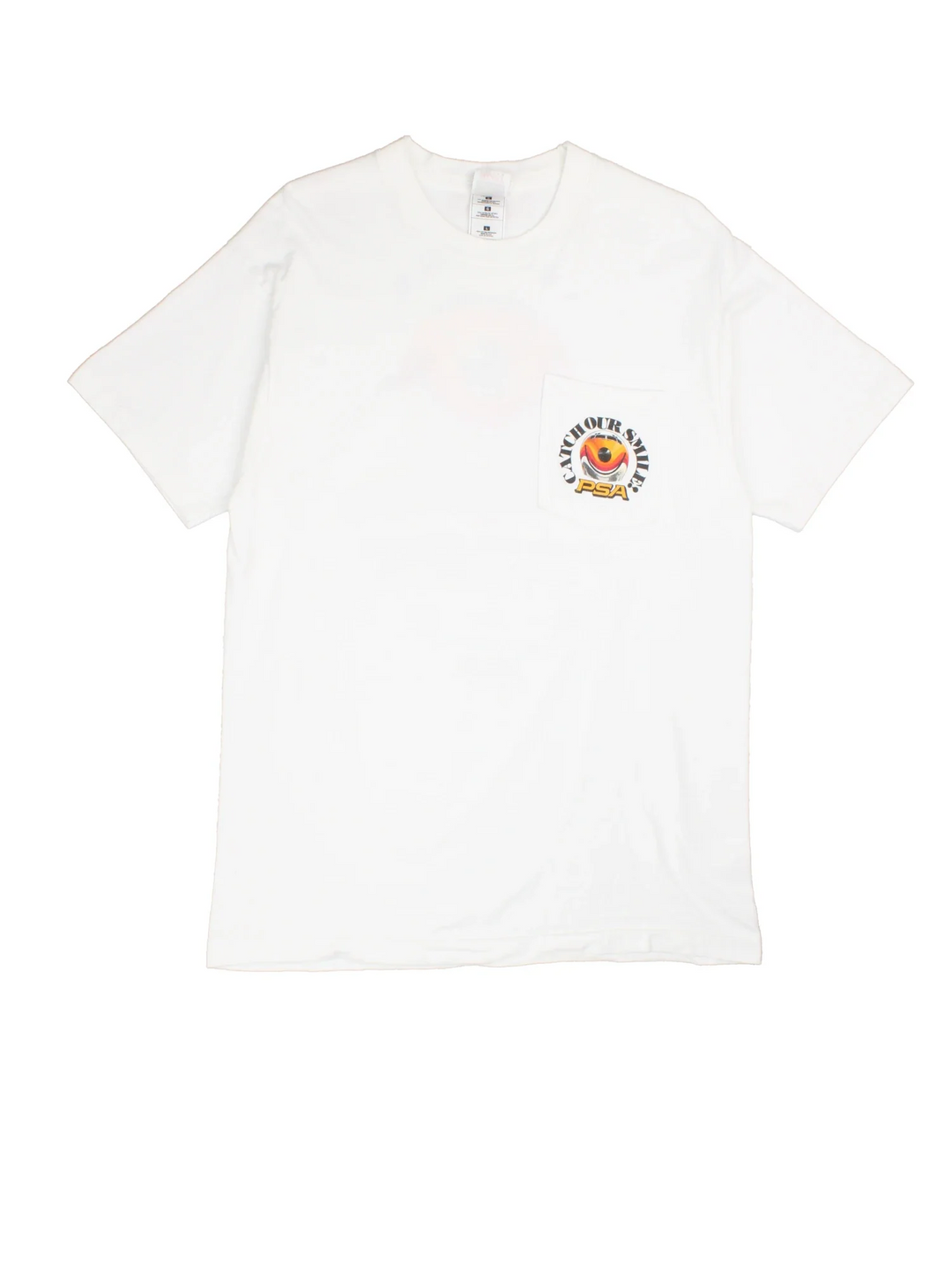 Vintage Catch Our Style Graphic T-Shirt in a white colourway with front and back graphic.