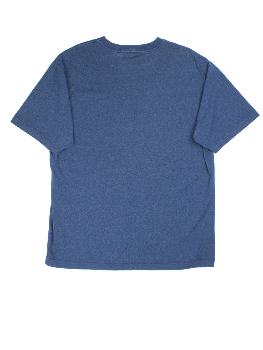 Vintage Carhartt T-Shirt in a blue colourway with front pocket and logo embroidered on the front.