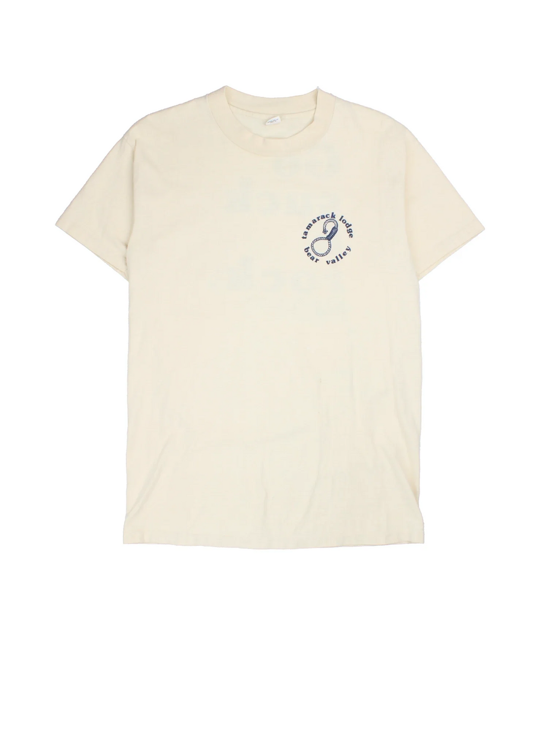 Vintage Go Suck A Rock Graphic T-Shirt in a white colourway with front and back printed graphic.