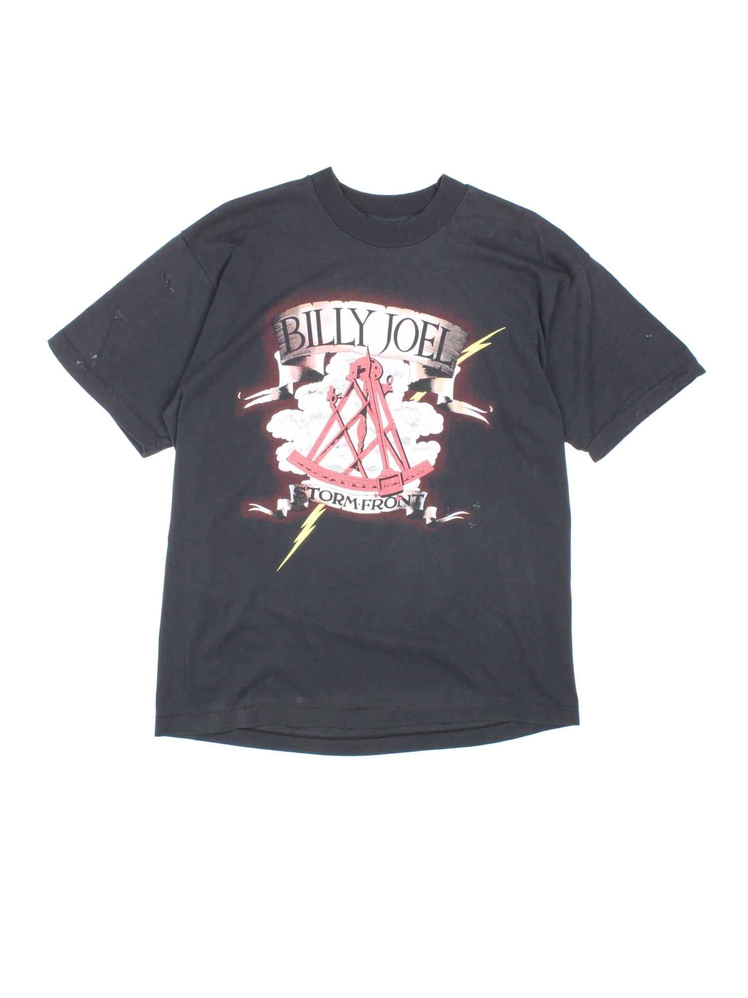 Billy Joel 1990 Storm Front Tour T-Shirt (Size L) – VintageFolk