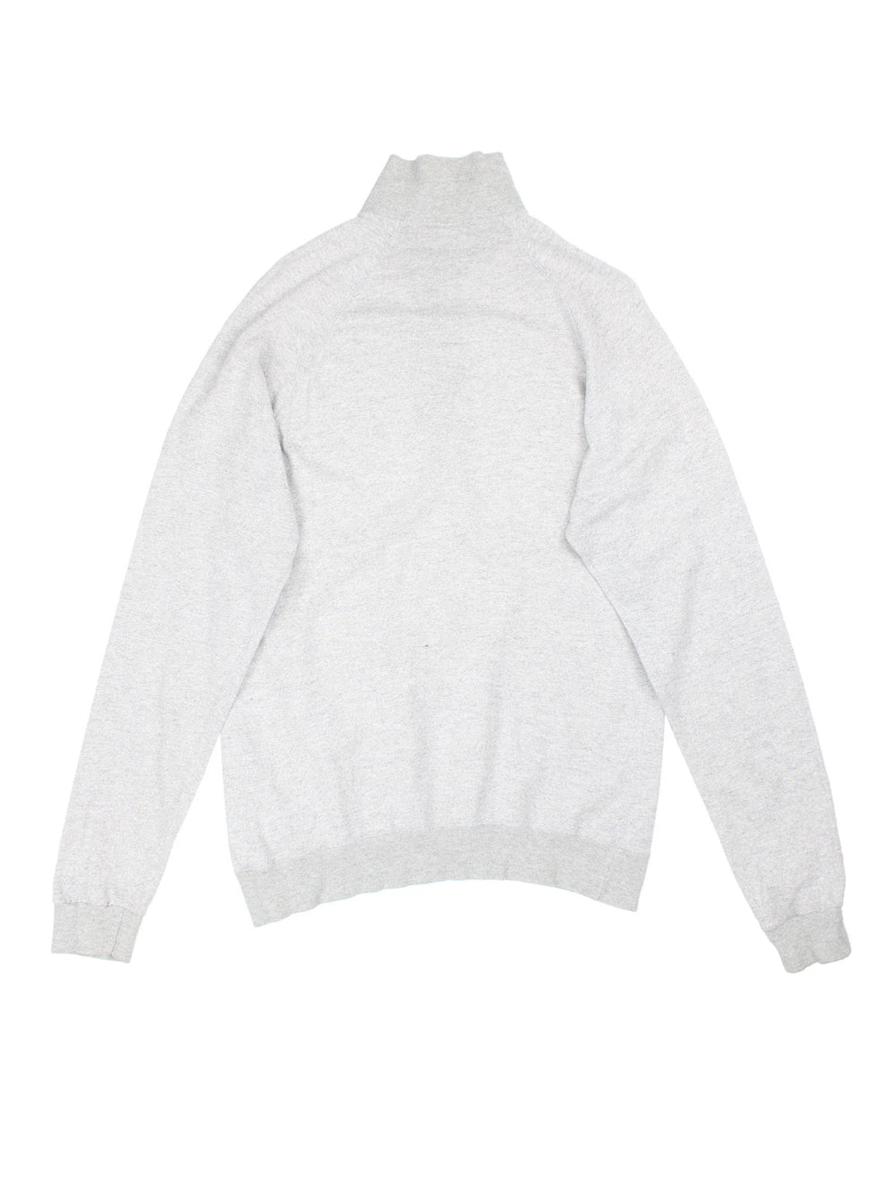 Vintage Champion 1/4 Zip Lightweight Sweatshirt in a grey colourway with the logo embroidered on the front.