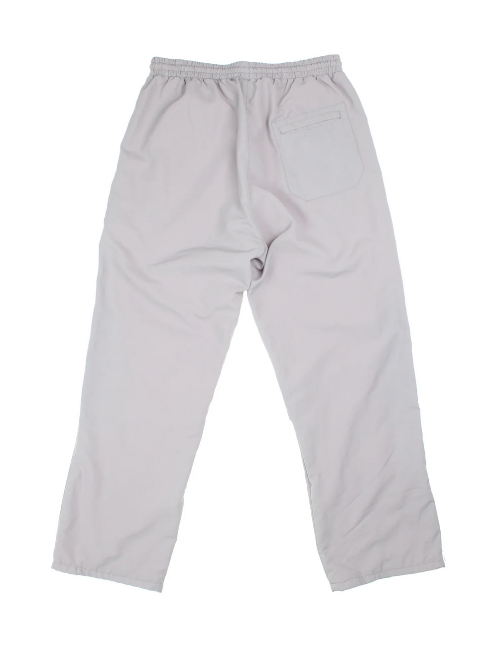 Y2K Diadora Tracksuit Bottoms in grey colourway, has pockets, elasticated waist with drawstring, and the logo embroidered on the front.