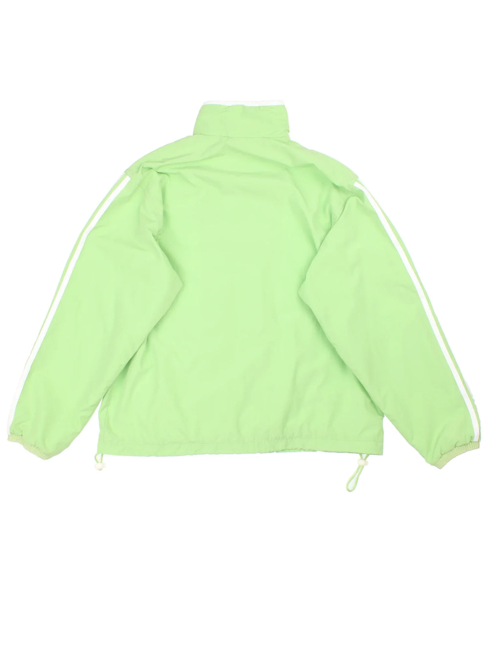 Vintage Adidas Tracksuit Jacket in a green colourway. Zip up closure and has side pockets, and the logo embroidered on the front.