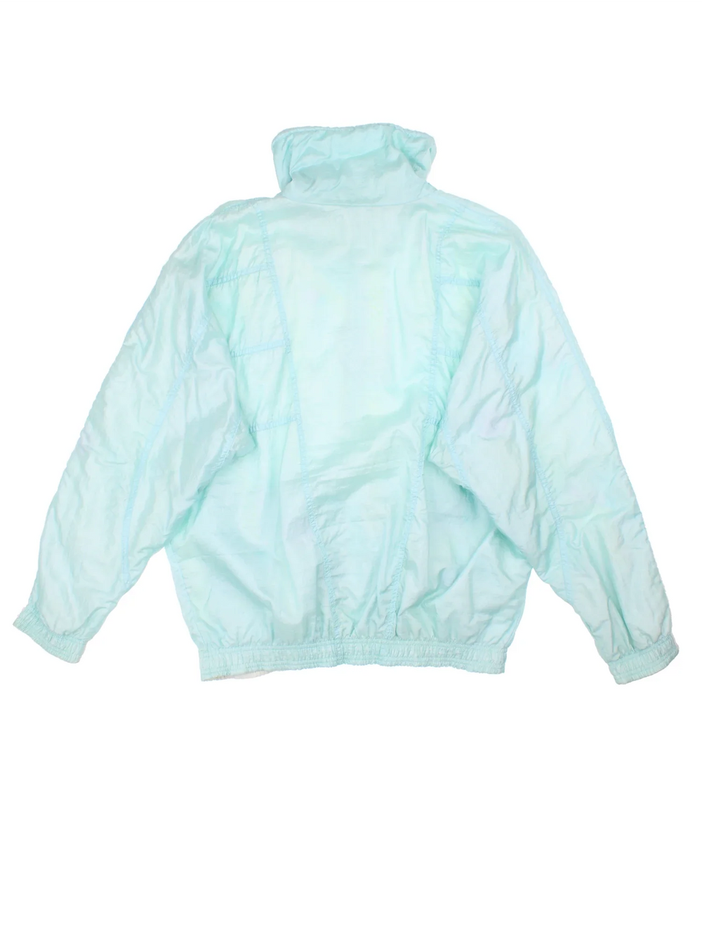 Vintage Ellesse Reversible Shell Jacket in either a blue or white patterned colourway. Zip up closure and has side pockets, and the logo embroidered on the front.