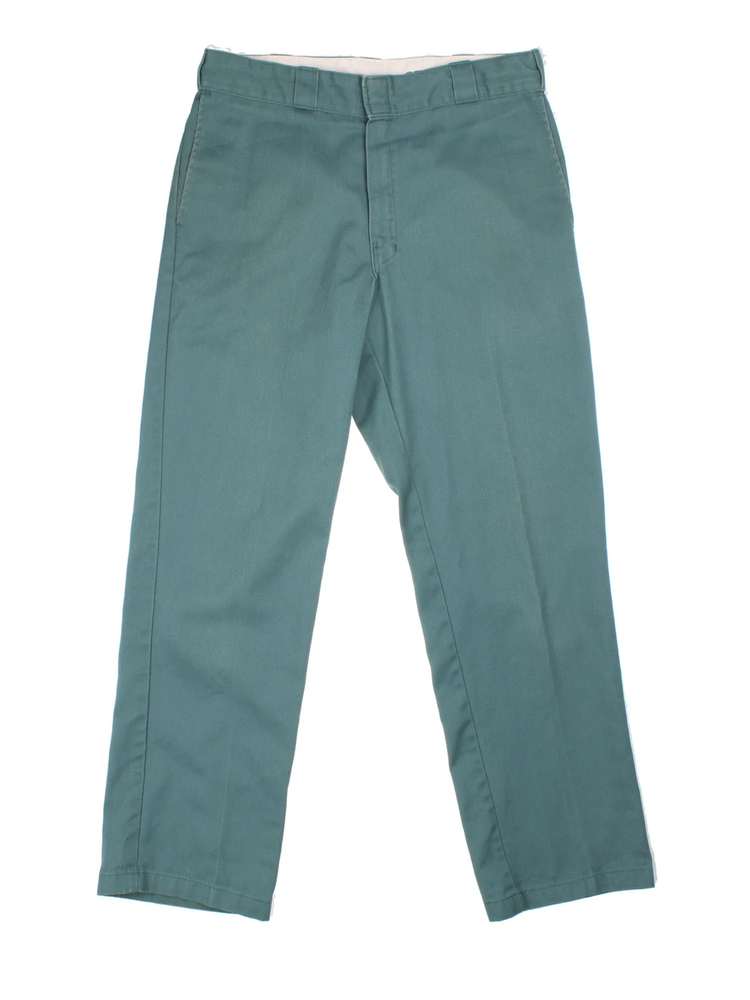 Dickies 874 Trousers in green colourway with multiple pockets and the logo embroidered on the back.