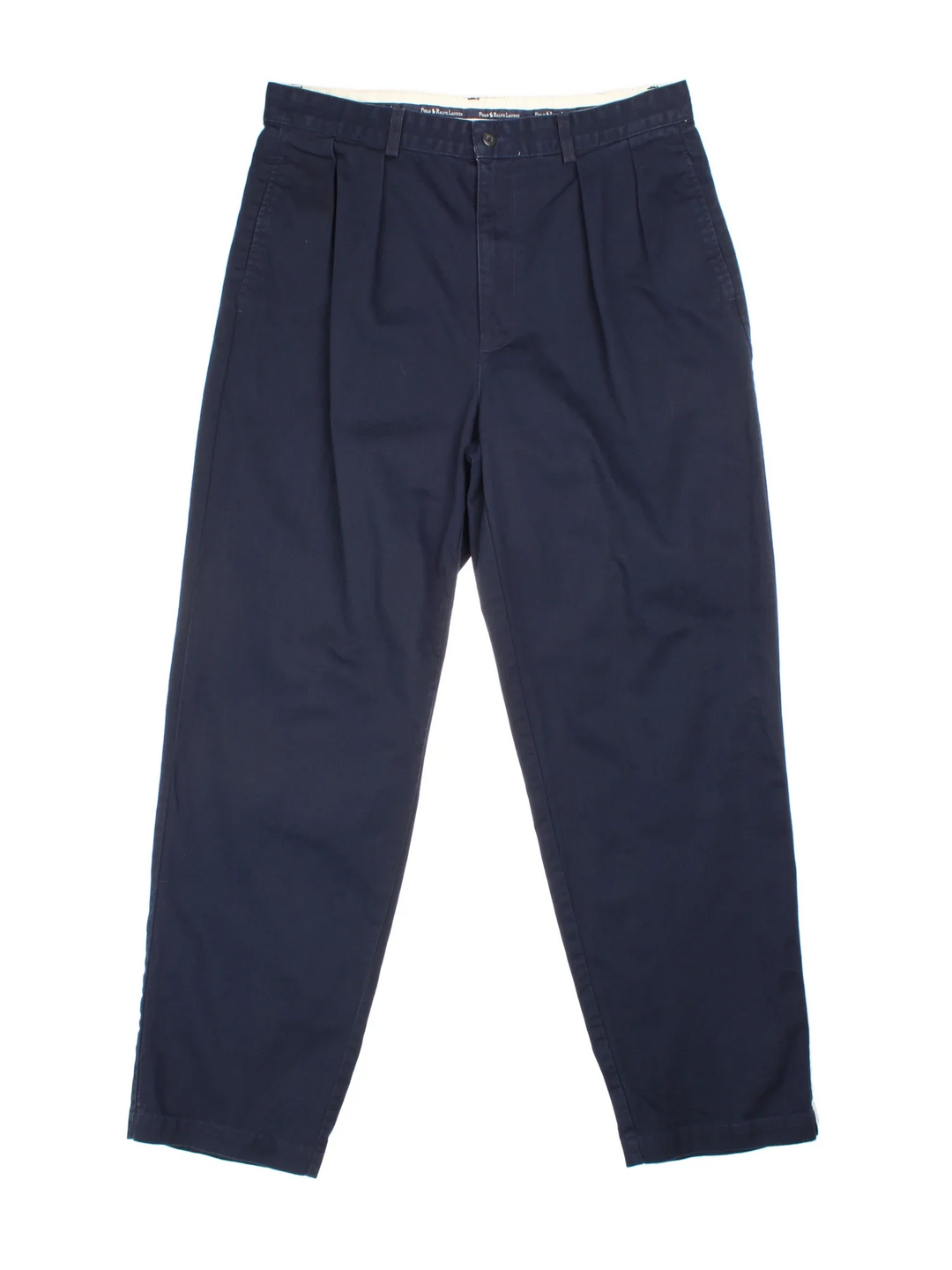 Ralph Lauren Trousers in blue colourway with multiple pockets and the logo embroidered on the back.