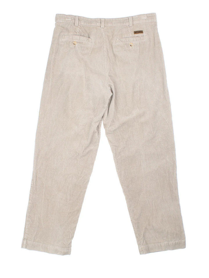 Timberland Cordurory Trousers in tan colourway with zip fly fastening and branding embroidered on the back.