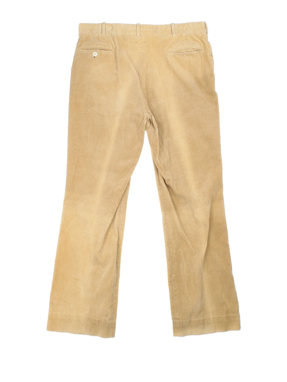 Lacoste Cordurory Trousers in tan colourway with zip fly fastening and branding embroidered on the front.