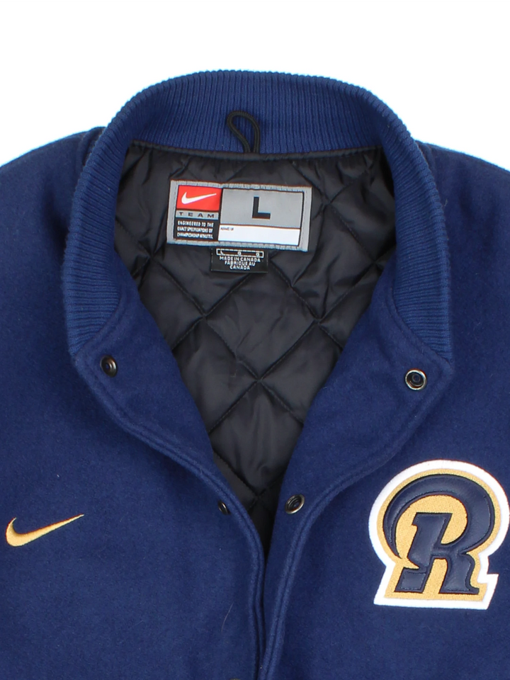 Nike St. Louis Rams NFL Varsity Jacket (Size L)