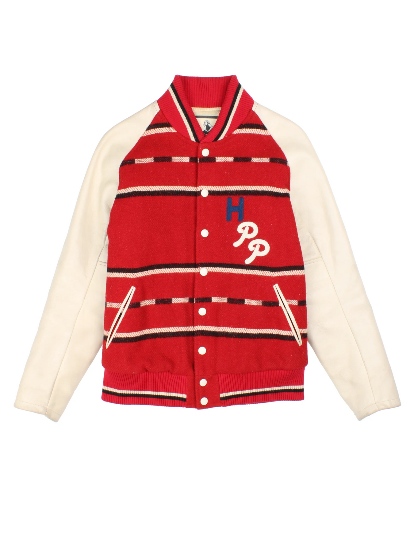 Hysteric Glamour Red Wool Varsity Jacket Japanese Streetwear