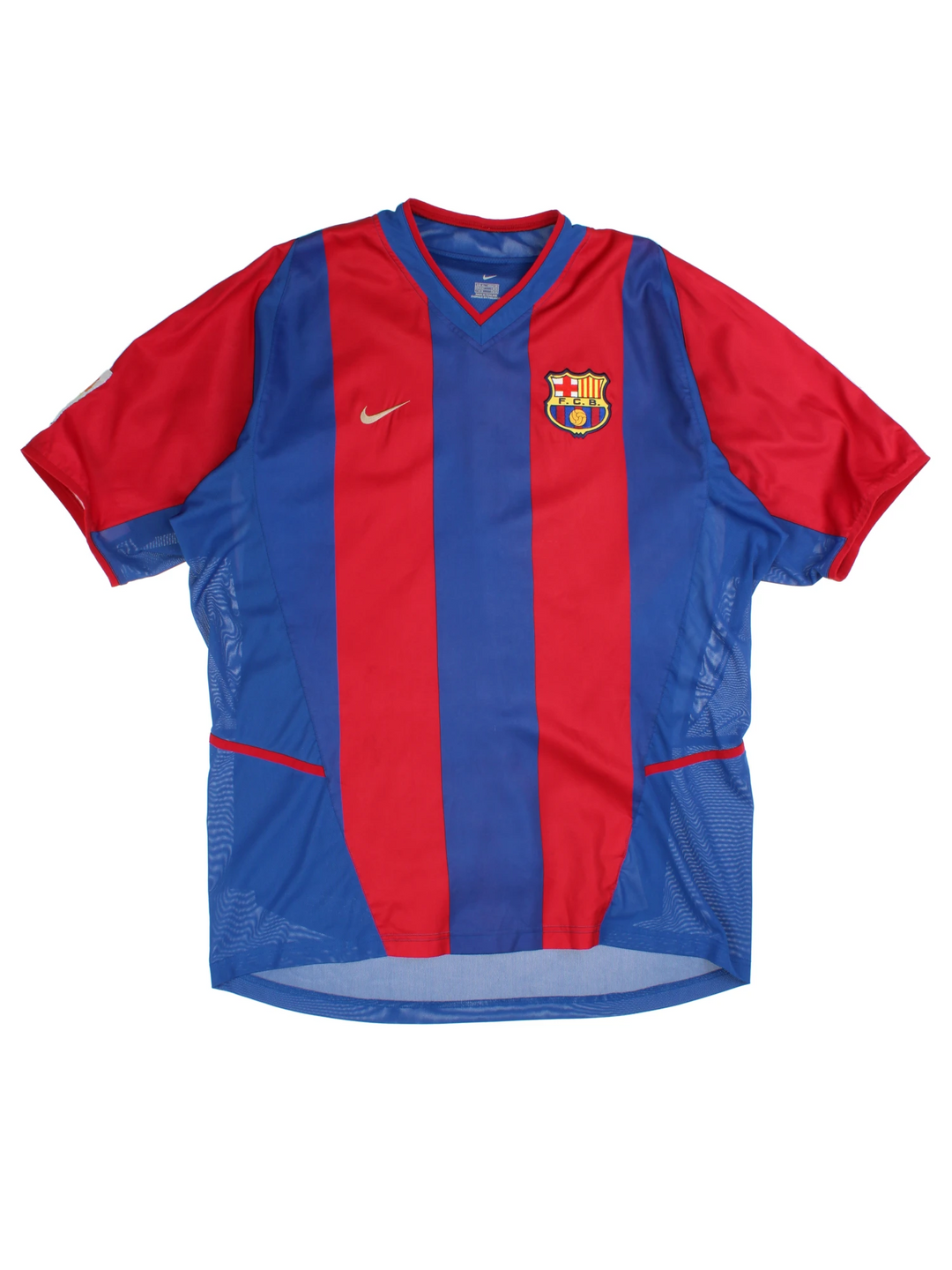2002 - 03 Barcelona home football shirt with embroidered team badge on the chest. good condition Size in Label: Mens XL