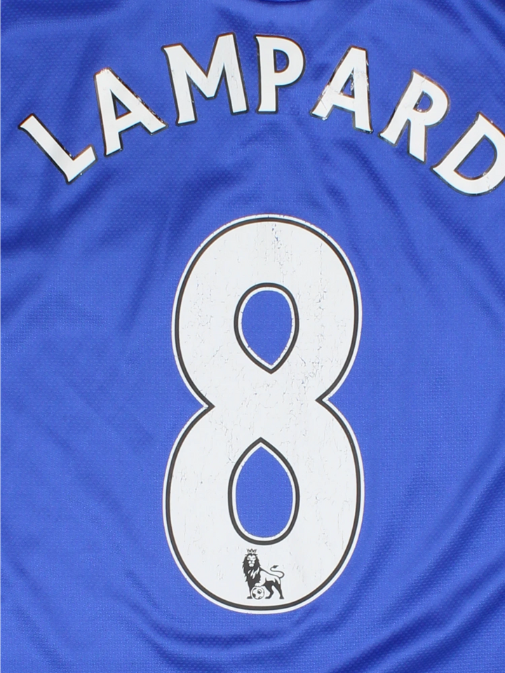 Chelsea 2008-09 Adidas, Lampard home Shirt. Features embroidered logo on the chest.
