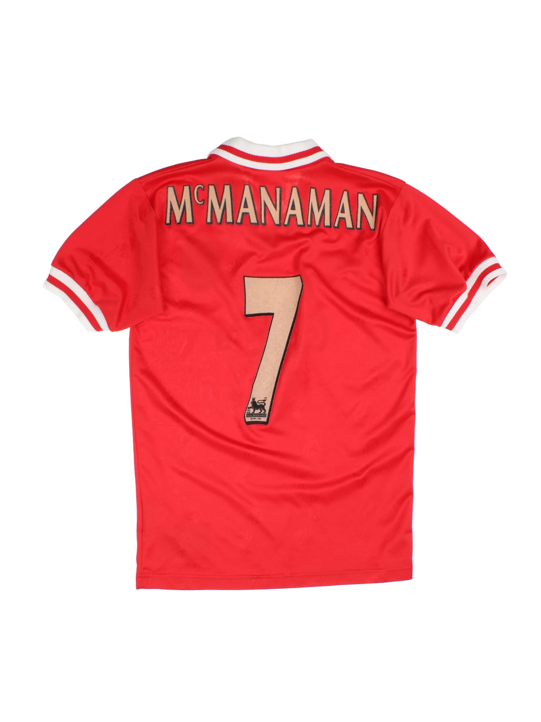 McManaman Liverpool 1996-1998 home Reebok football top. Features embroidered logo.