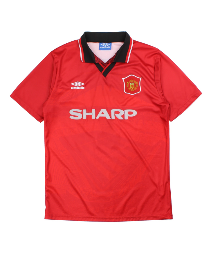 1994/ 96 Man United Cantona Home Football Shirt (Size L)