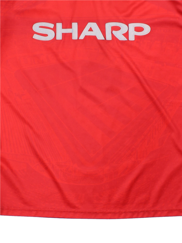 1994/ 96 Man United Cantona Home Football Shirt (Size L)