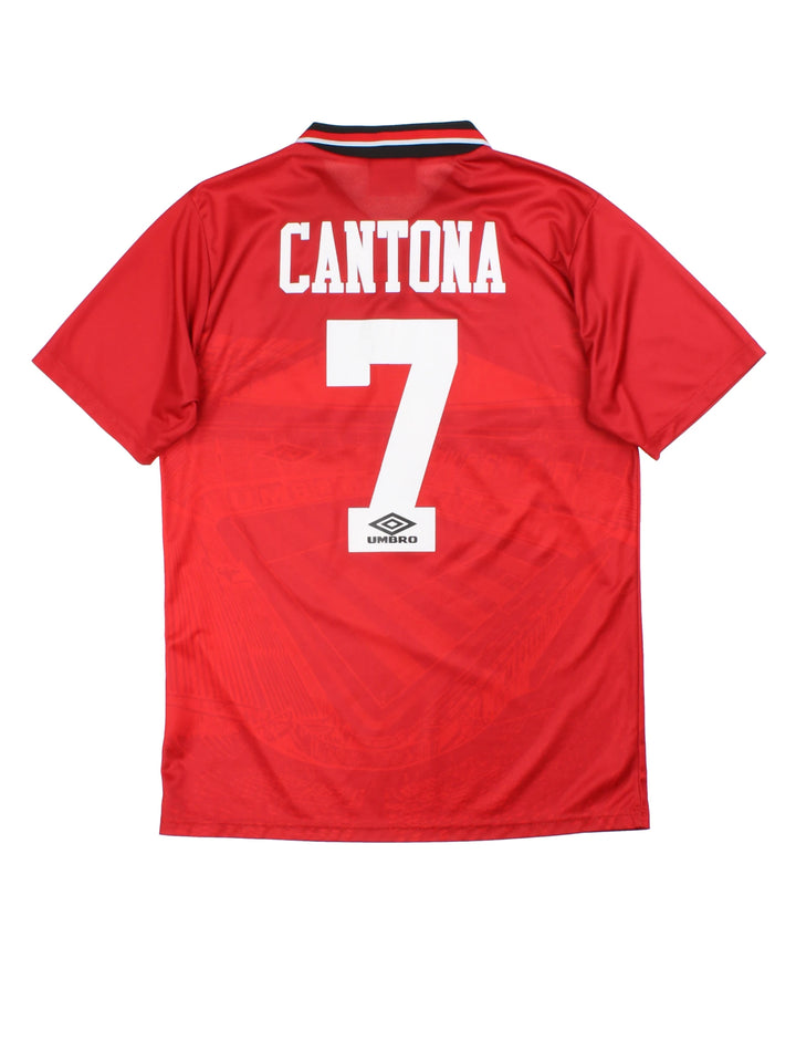 1994/ 96 Man United Cantona Home Football Shirt (Size L)