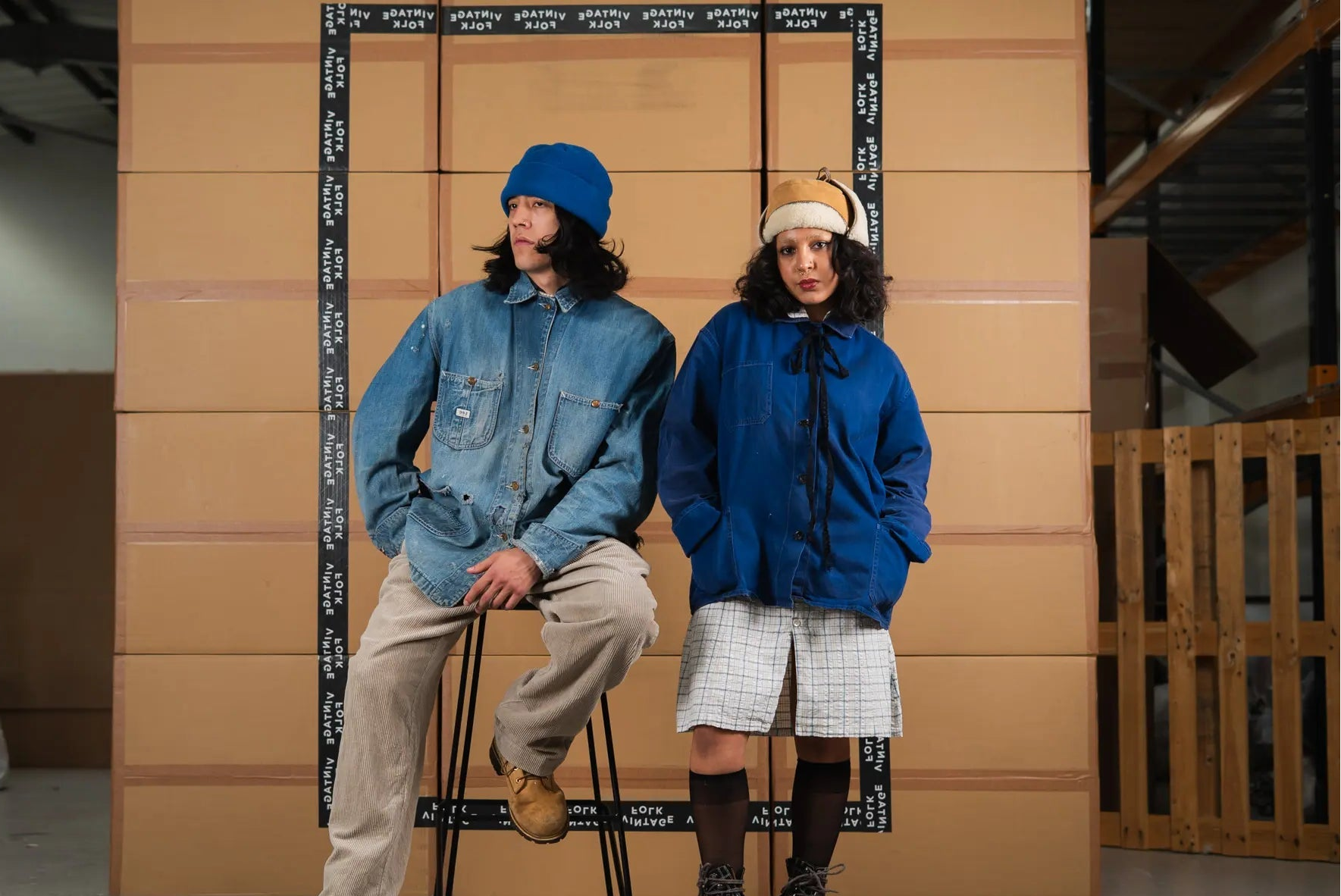 Vintage Folk Workwear Autumn Winter Looks