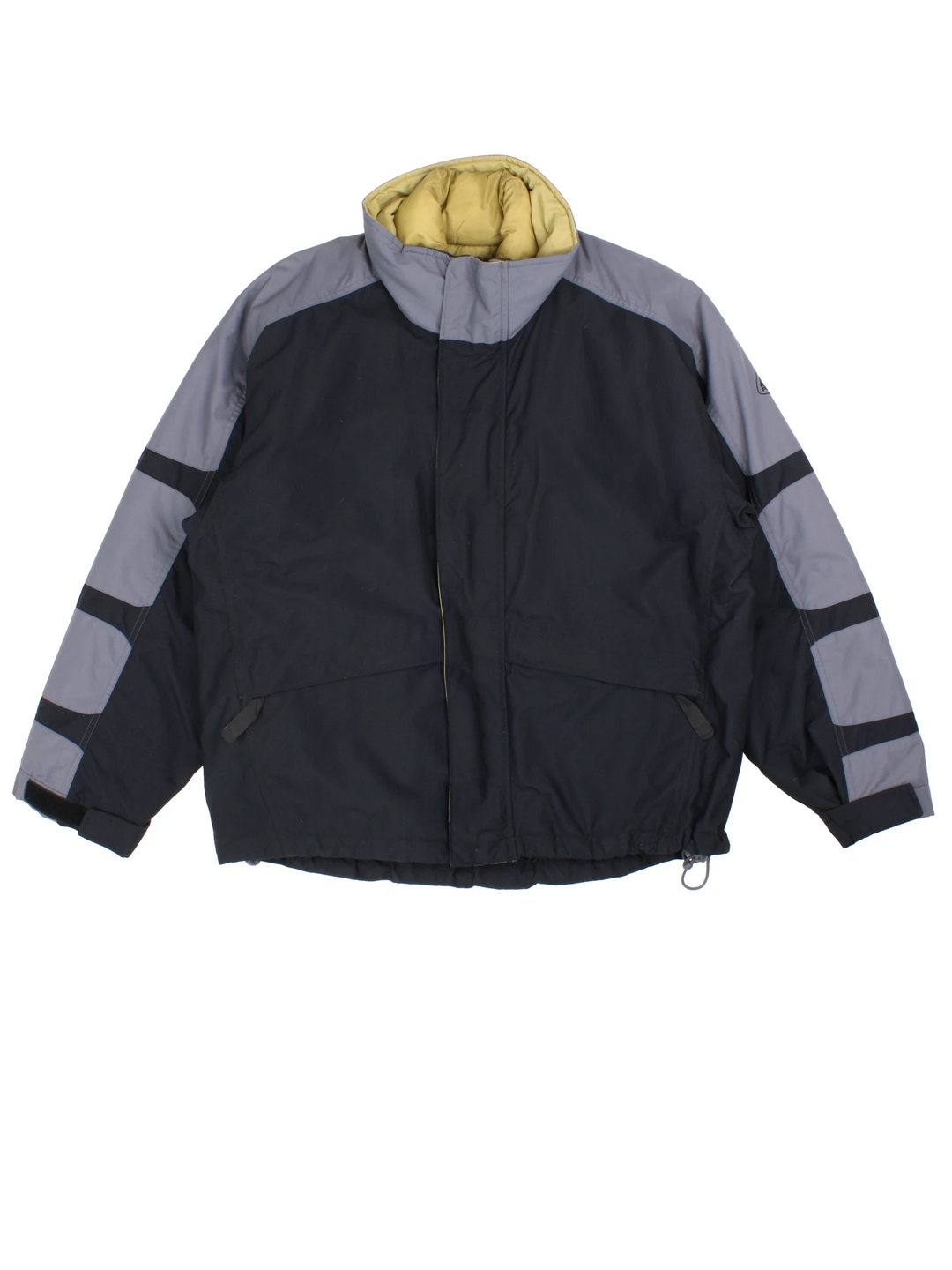 Nike ACG 2 In 1 Tech Jacket Black with Gold Quilted Liner Nike ACG 2 In 1 Tech Jacket Black with Gold Quilted Liner