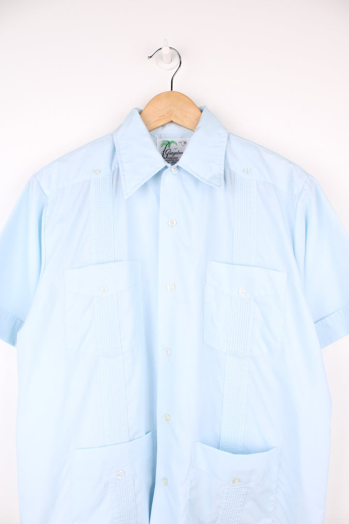 Short-Sleeved Embroidered Shirt