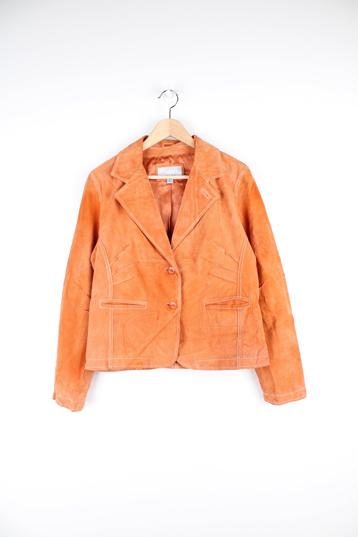 Wilsons Leather Suede Jacket VintageFolk