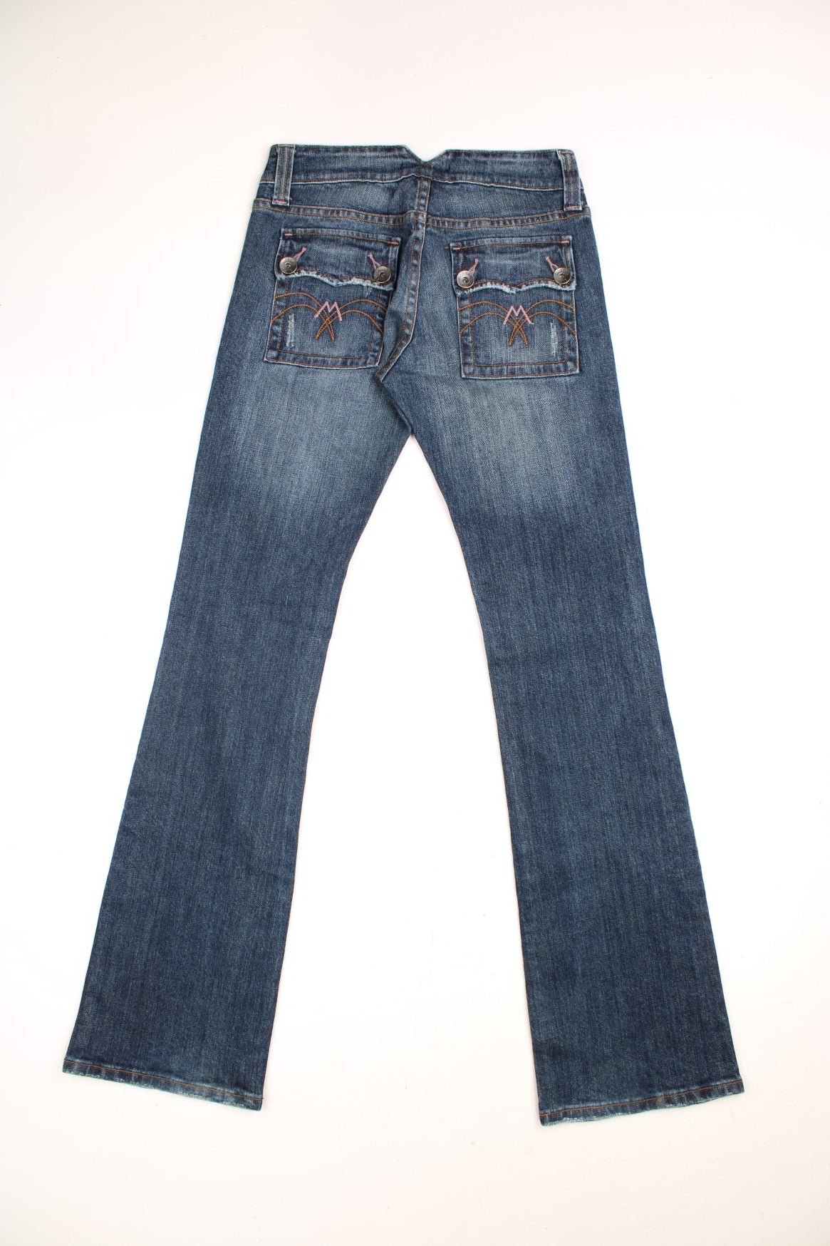 00s morgan vintage wash flared denim Y2K - メルカリ