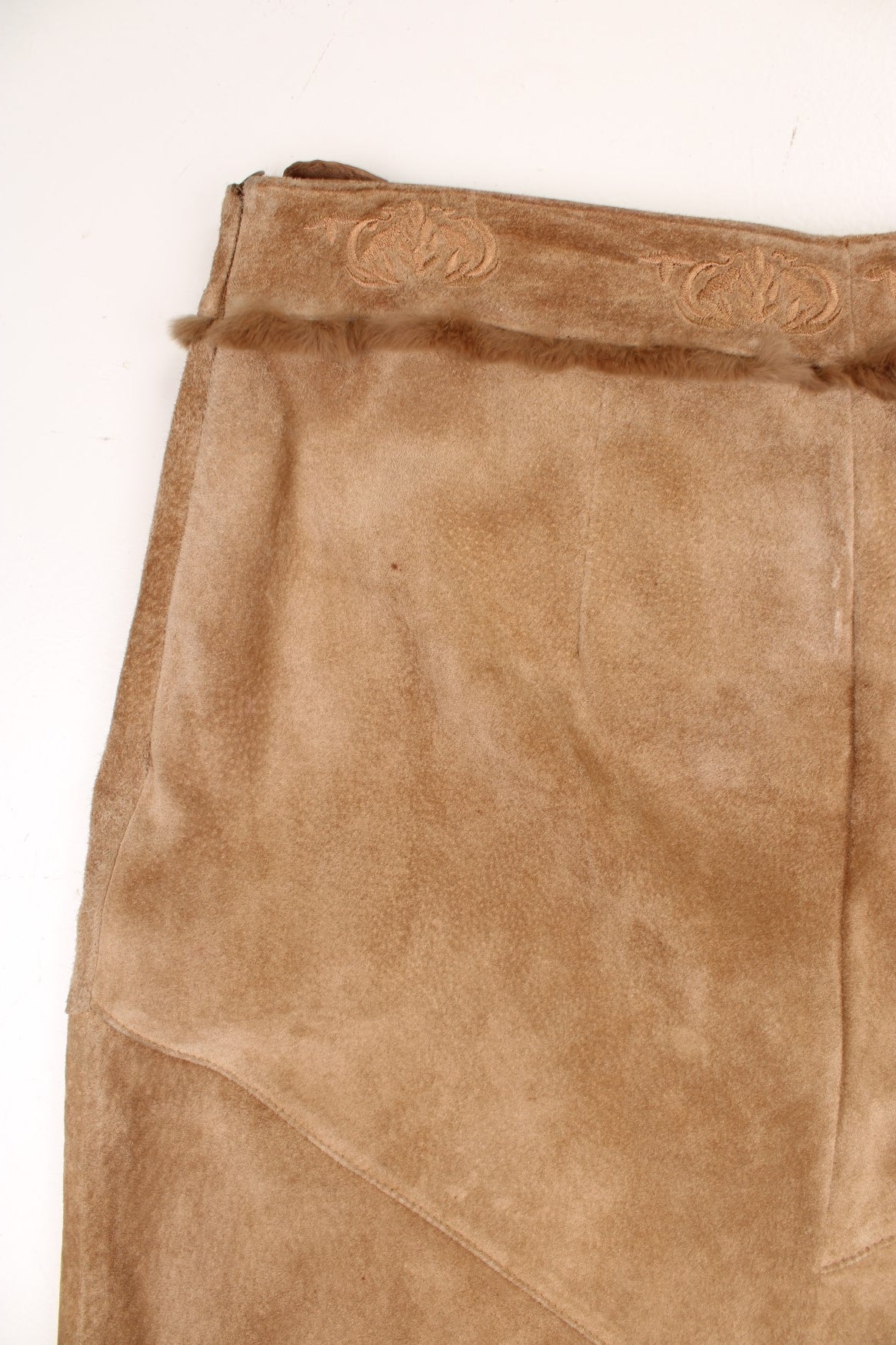 Suede Midi Skirt – VintageFolk