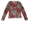 Y2K Leopard Print Mesh Top