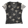 Y2K Floral Print Top