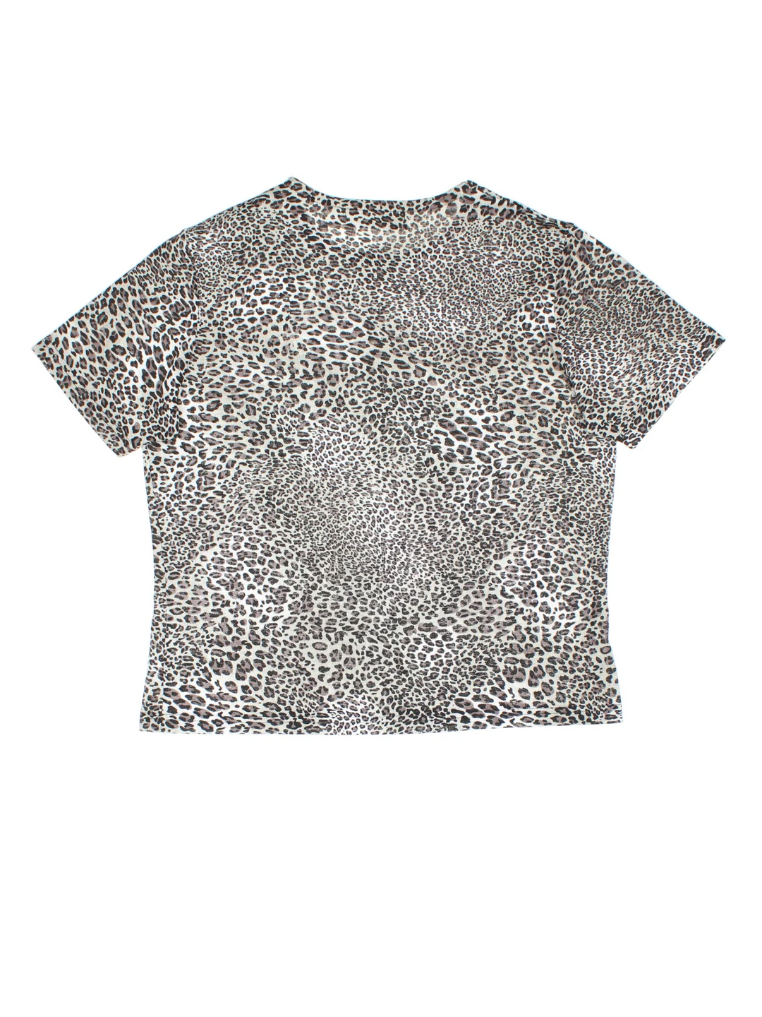 Y2K Abstract Print Top in a black/grey colourway. V neckline, frill hem and all over abstract pattern.