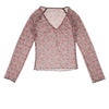 Y2K Floral Mesh Top