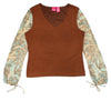 Y2K Paisley Top