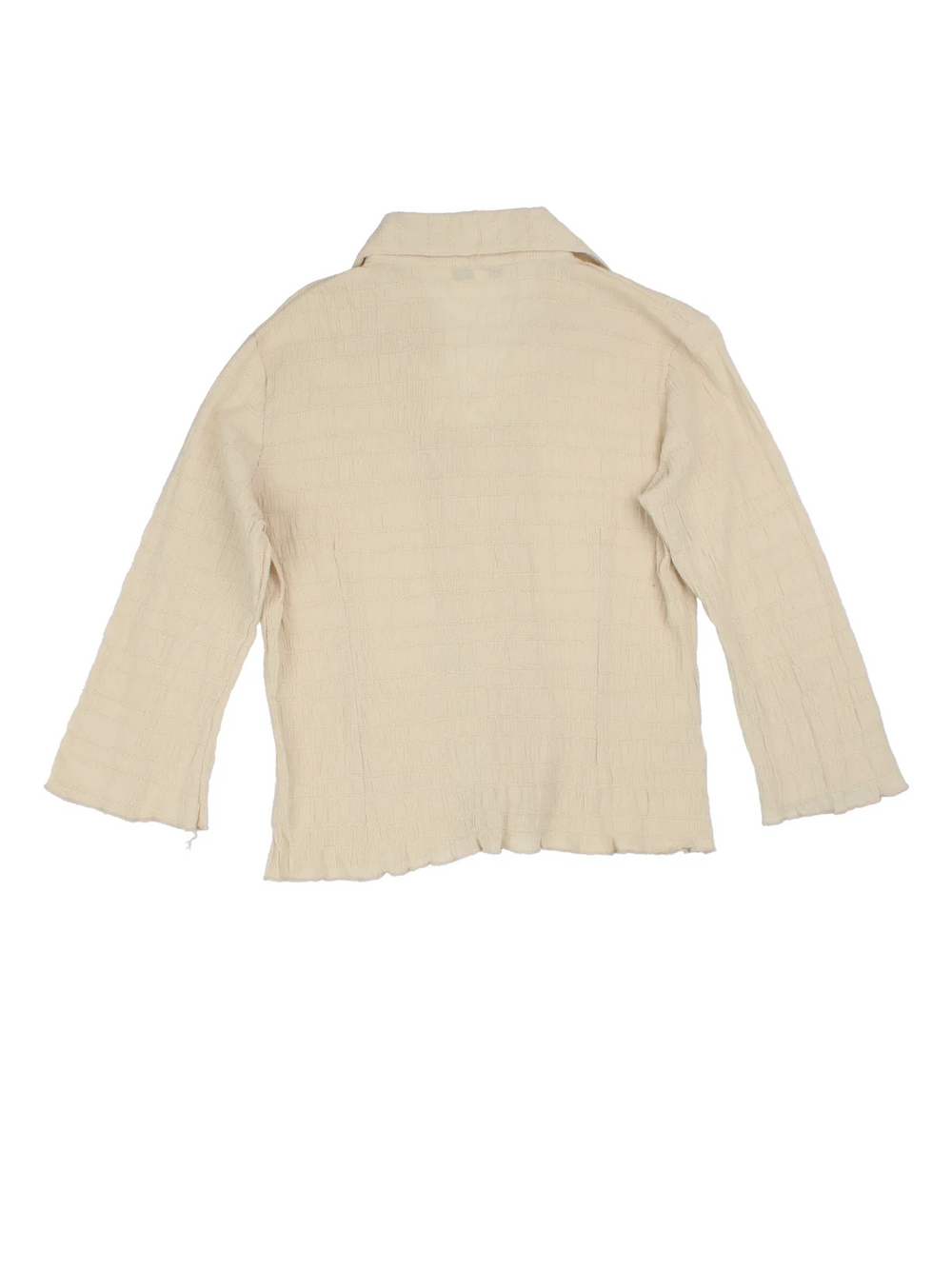 Y2K Lace Up Blouse in a white colourway, V neck with lace up front detail