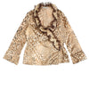Y2K Leopard Print Wrap Top