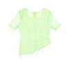 Y2K Beaded Asymmetrical Top (Size XS)