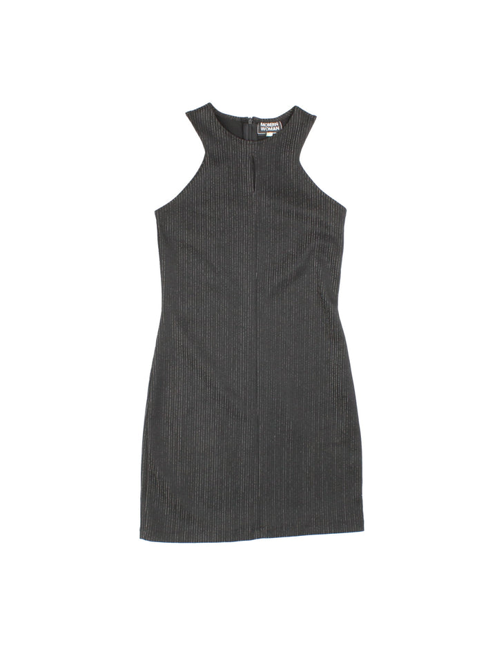 Y2K Pinstripe Mini Dress (Size XXS) – VintageFolk Y2K Pinstripe Mini Dress (Size XXS) – VintageFolk