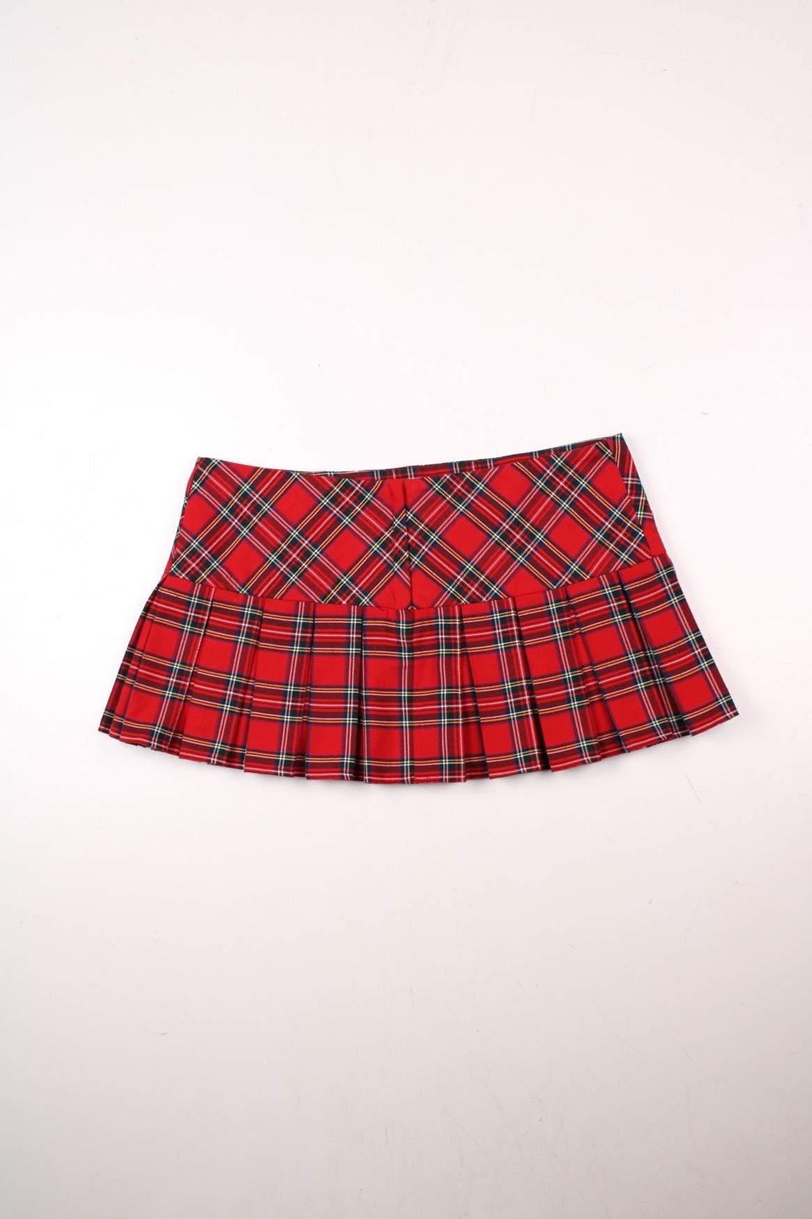 Y2K Plaid Mini Skirt (Size XXXL) – VintageFolk